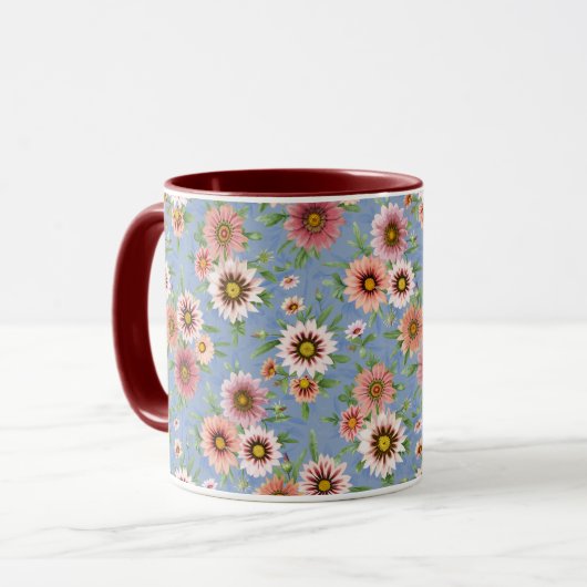 Daisy Floral Tasse (Vorderseite Links)