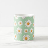 Daisy Floral Tasse - Fröhliche Blume Muster Kaffee (Mittel)