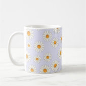 Daisy Floral Tasse - Fröhliche Blume Muster Kaffee (Links)
