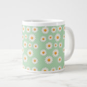 Daisy Floral Tasse - Fröhliche Blume Muster Kaffee (Vorderseite Rechts)