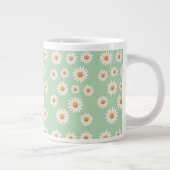 Daisy Floral Tasse - Fröhliche Blume Muster Kaffee (Rechts)