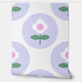 Daisy Floral Teen Girls Schlafzimmer mit Kinderbet Tapete