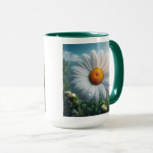 Daisy Floral White Tasse (VorderseiteRechts)
