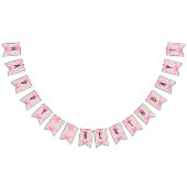 Daisy Flower and Bow Birthday Bunting Banner (Alle)