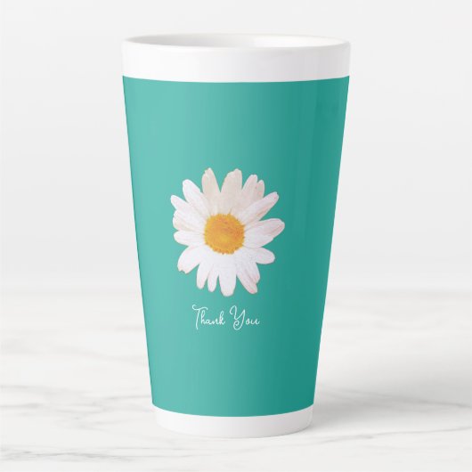 Daisy Flower Dream– Summer Botanical Cozy Milchtasse (Vorderseite)