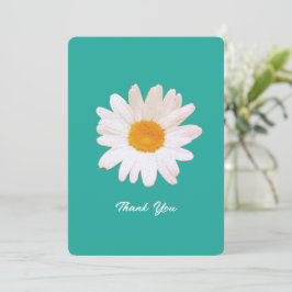 Daisy Flower Dream – Summer Botanical Thank You Feiertagskarte