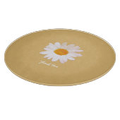 Daisy Flower Dream – Summer Botanical Thank You Schneidebrett (Ecke)