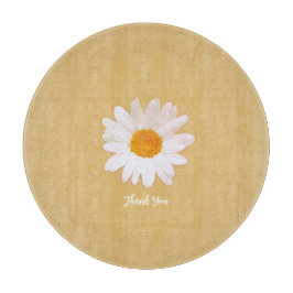 Daisy Flower Dream – Summer Botanical Thank You Schneidebrett