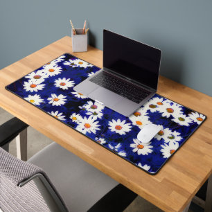 Daisy Flower Garden Art Desk Mat Pad Schreibtischunterlage