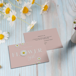 Daisy Flower Girl Postkarte