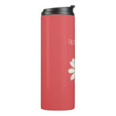 Daisy Flower Ladybug Thermosbecher (Nach links gedreht)