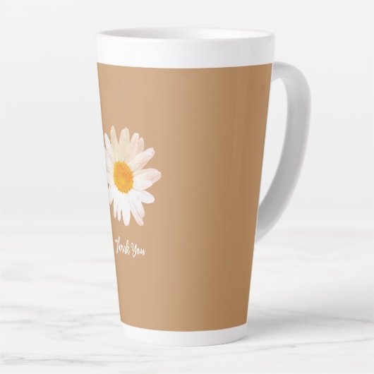 Daisy Flower Mug – Summer Botanical Cozy Milchtasse (Rechte Ecke)