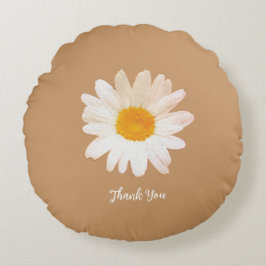 Daisy Flower Mug – Summer Botanical Cozy Rundes Kissen