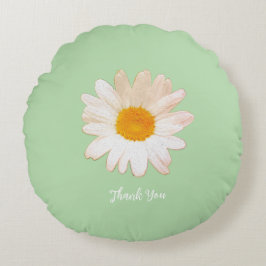 Daisy Flower Mug – Summer Botanical Cozy Rundes Kissen