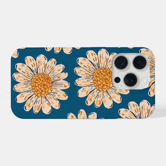 Daisy Flower Phone Case iPhone Hülle (Rückseite (Horizontal))