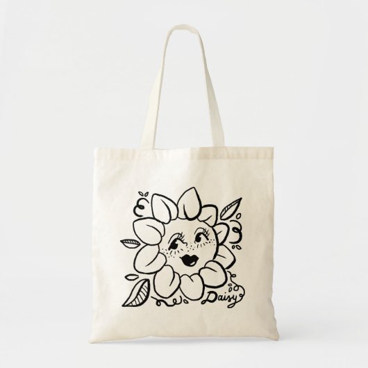Daisy Flower Tote Bag Tragetasche (Vorne)