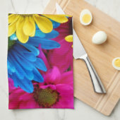 Daisy Flowers Blossoms Love Destiny Shower Party Küchentuch (Viertel Falte)