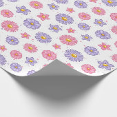 Daisy Flowers  Geschenkpapier (Ecke)