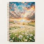 Daisy Flowers Meadow - Inspirational Phrases Planer (Vorderseite)