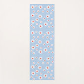Daisy Flowers Pattern Yogamatte (Vorderseite)