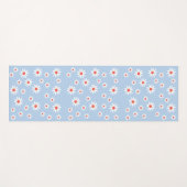 Daisy Flowers Pattern Yogamatte (Vorderseite (Horizontal))