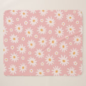 Daisy flowers seamless pattern. Floral backgrounda Sherpadecke (Vorderseite (Horizontal))