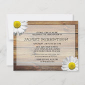 Daisy Foto Abschluss Einladung (Rückseite)