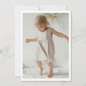 Daisy Foto Birthday Einladung (Rückseite)