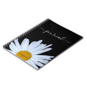 Daisy Foto Black Journal Spiral Foto Notebook Notizblock (Linke Seite)