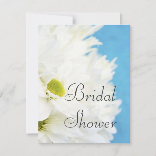 Daisy Foto Bridal Dusche Einladung (Vorderseite)