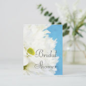 Daisy Foto Bridal Dusche Einladung (Stehend Vorderseite)