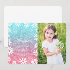 Daisy Foto Einladung