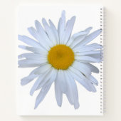 Daisy Foto Journal White Yellow Script Notizblock (Rückseite)