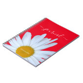 Daisy Foto Red Journal Spiral Foto Notebook Notizblock (Linke Seite)