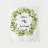 Daisy Future Mrs Backdrop Foto Prop Brautparty Wandteppich (Vorderseite)