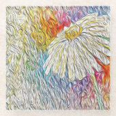 Daisy Galss Untersetzer (Vorderseite)