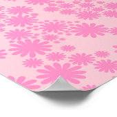 Daisy Garden 04 Pink Poster (Ecke)