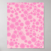 Daisy Garden 04 Pink Poster (Vorne)