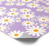 Daisy Garden 05 Lila Poster (Ecke)