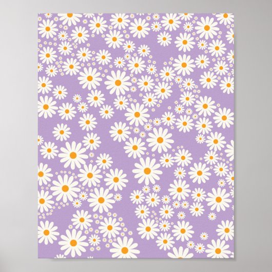 Daisy Garden 05 Lila Poster (Vorne)