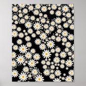 Daisy Garden 08 Black Poster (Vorne)