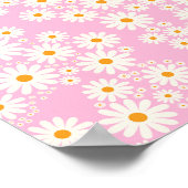 Daisy Garden 09 Baby Pink Poster (Ecke)