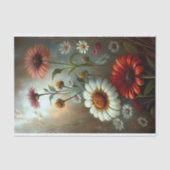 Daisy Garden at Dusk Decoupage Seidenpapier (Vorderseite)