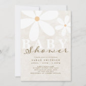 Daisy Garden Baby Shower Gender Neutral Einladung (Vorderseite)