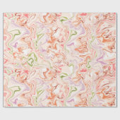 Daisy Garden Marble Geschenkpapier (Flach)