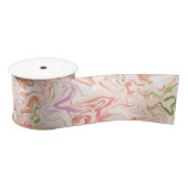 Daisy Garden Marble Satinband (Spule)