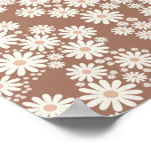 Daisy Garden XII Mocha Mousse Poster (Ecke)