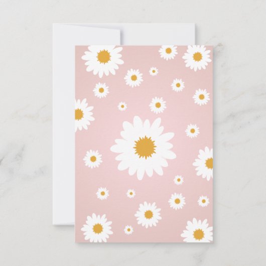 Daisy Geburtstags-Dankeschönkarte Dankeskarte (Rückseite)