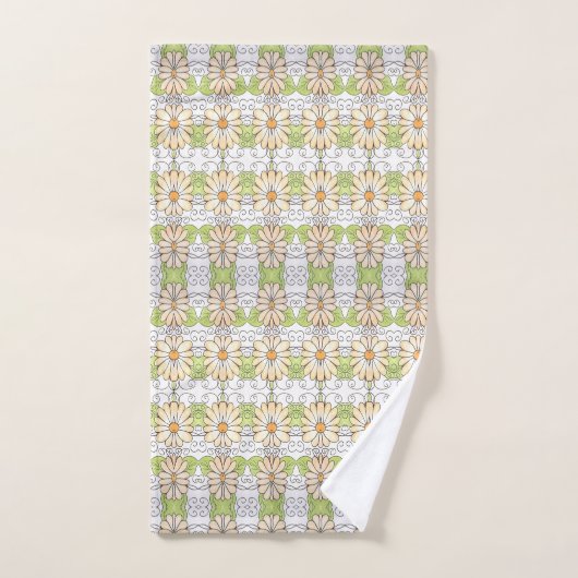 Daisy Gemustert Bath Handtuch Set (Handtuch)