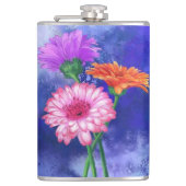 Daisy Gerbera Flask Flachmann (Vorderseite)